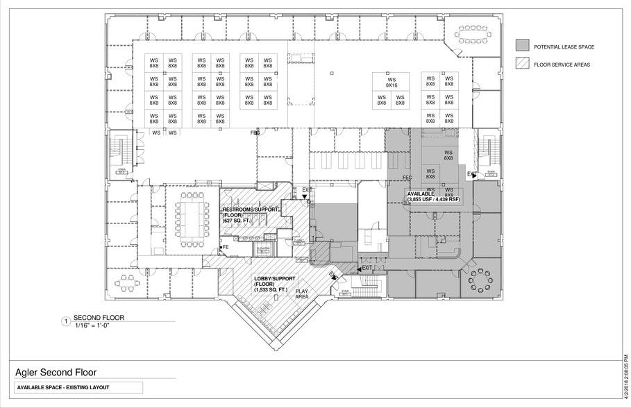 3443 Agler Rd, Columbus, OH for lease - Floor Plan - Image 2 of 10