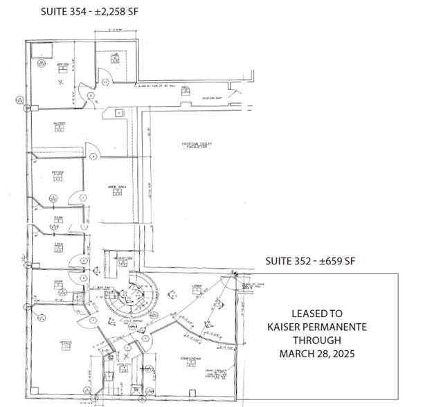 3941 J Street - Suites 352 & 354 portfolio of 2 properties for sale on LoopNet.com - Floor Plan - Image 2 of 2