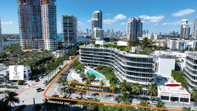 1 Collins Ave, Miami Beach, FL - AERIAL  map view
