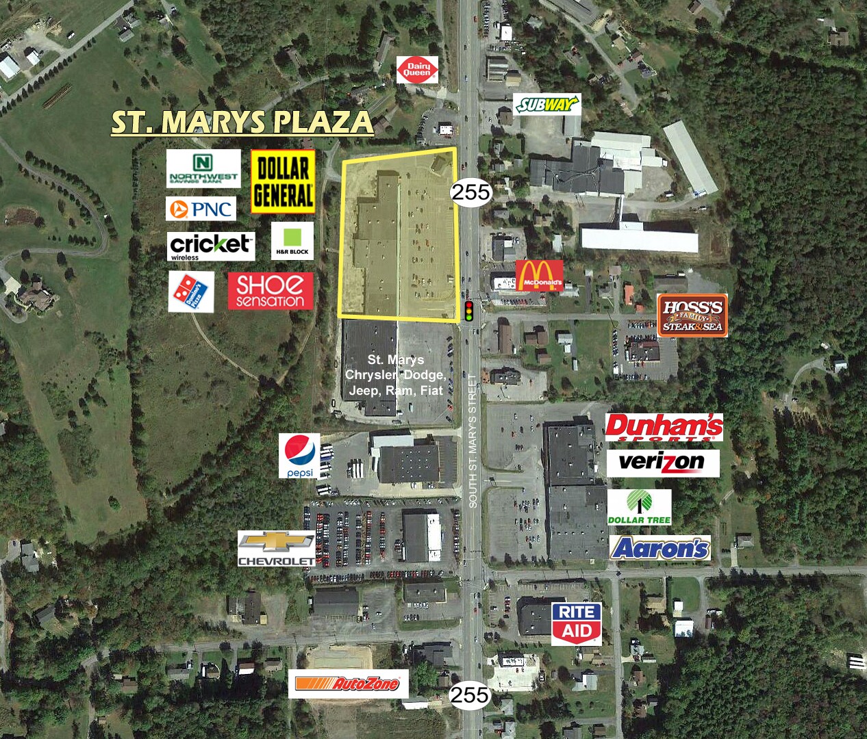 810845 S Saint Marys St, Saint Marys, PA, 15857 Retail Space For
