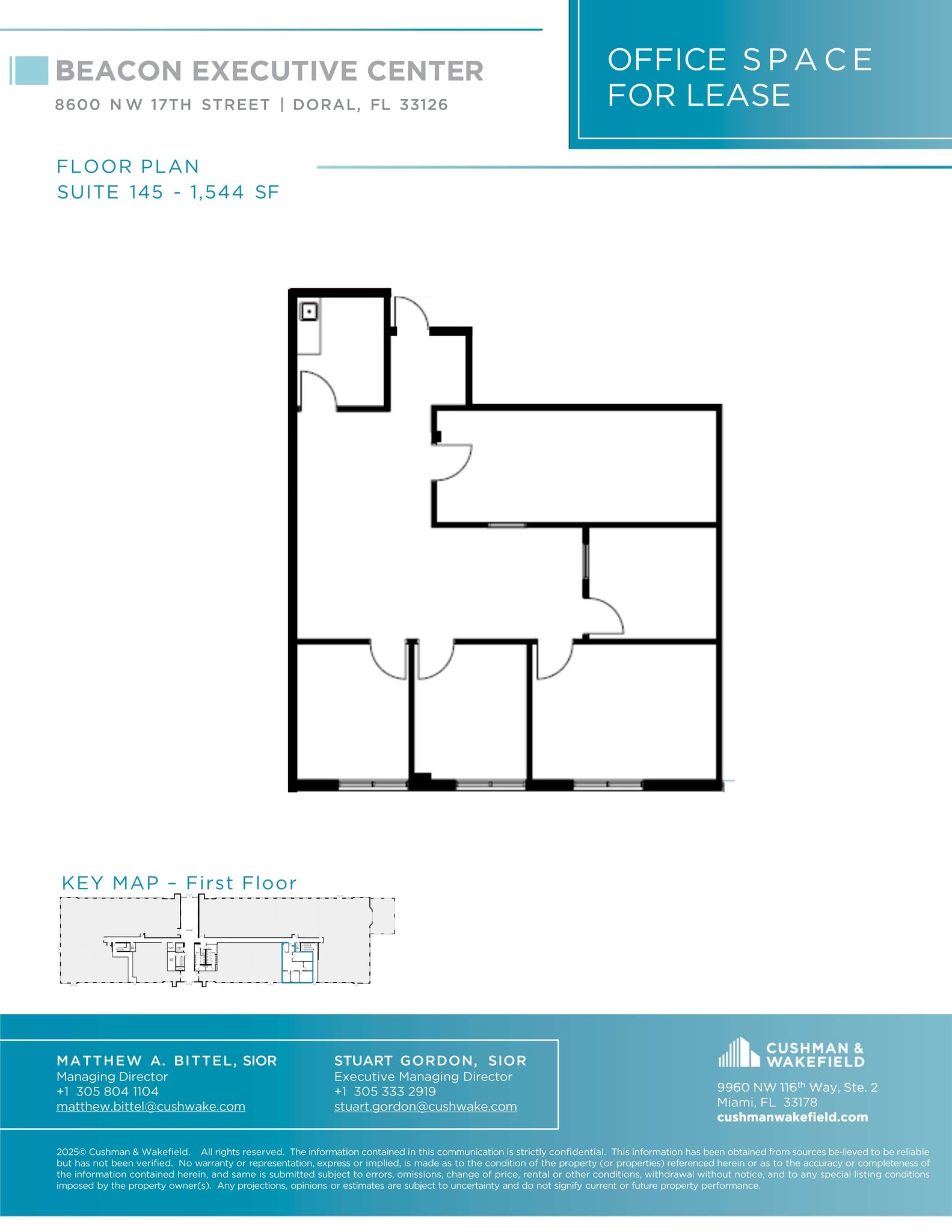 8600 NW 17th St, Doral, FL for lease Site Plan- Image 1 of 5