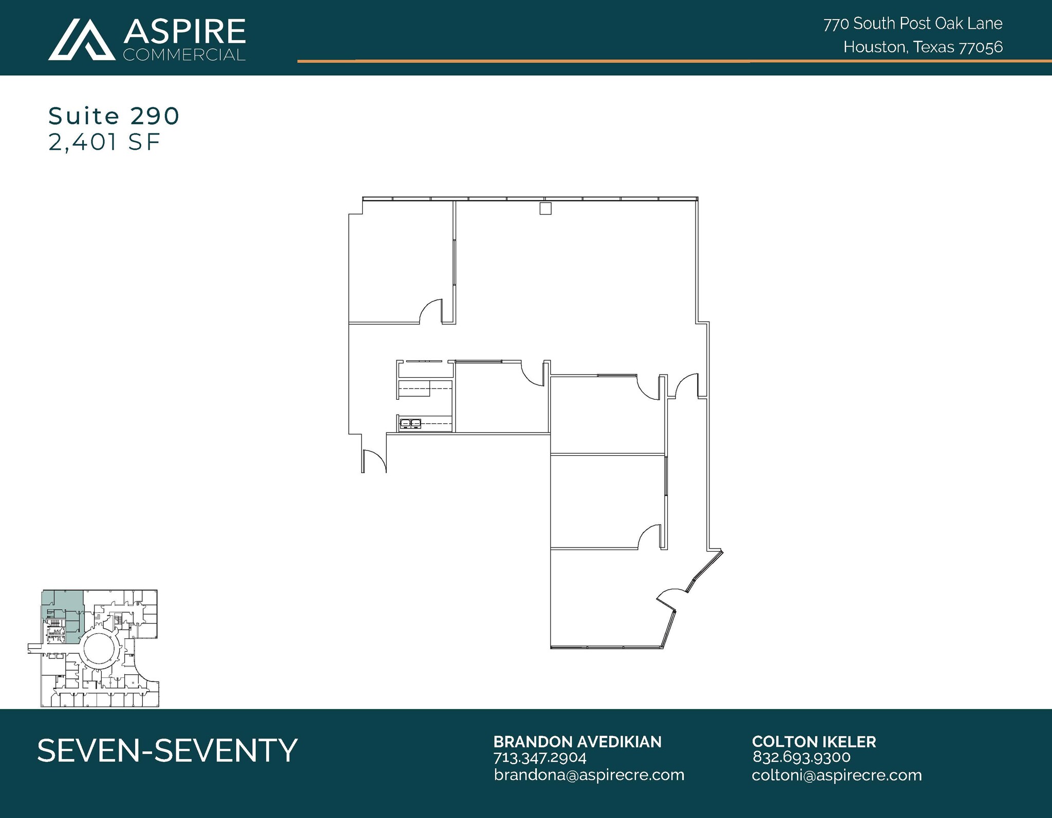 770 S Post Oak Ln, Houston, TX for lease Floor Plan- Image 1 of 1