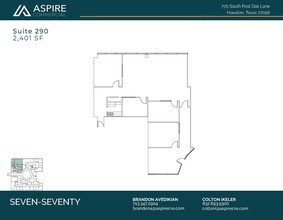 770 S Post Oak Ln, Houston, TX for lease Floor Plan- Image 1 of 1