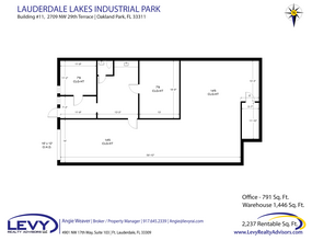 2696 NW 31st Ave, Lauderdale Lakes, FL for lease Floor Plan- Image 2 of 2