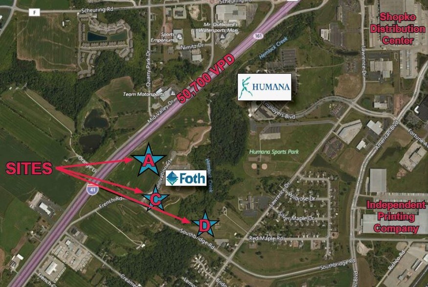 Southbridge Rd & French Rd, De Pere, WI 54115