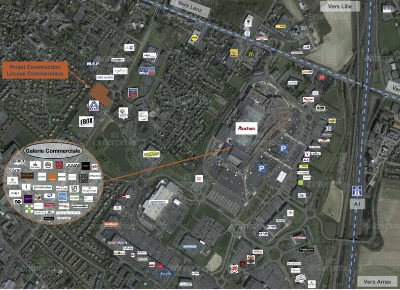 Retail in Hénin-Beaumont for lease - Building Photo - Image 2 of 3