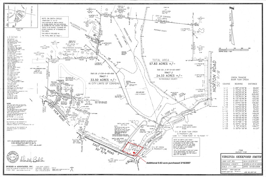 1088 Smith Lake Rd NE, Conyers, GA for sale - Site Plan - Image 2 of 2