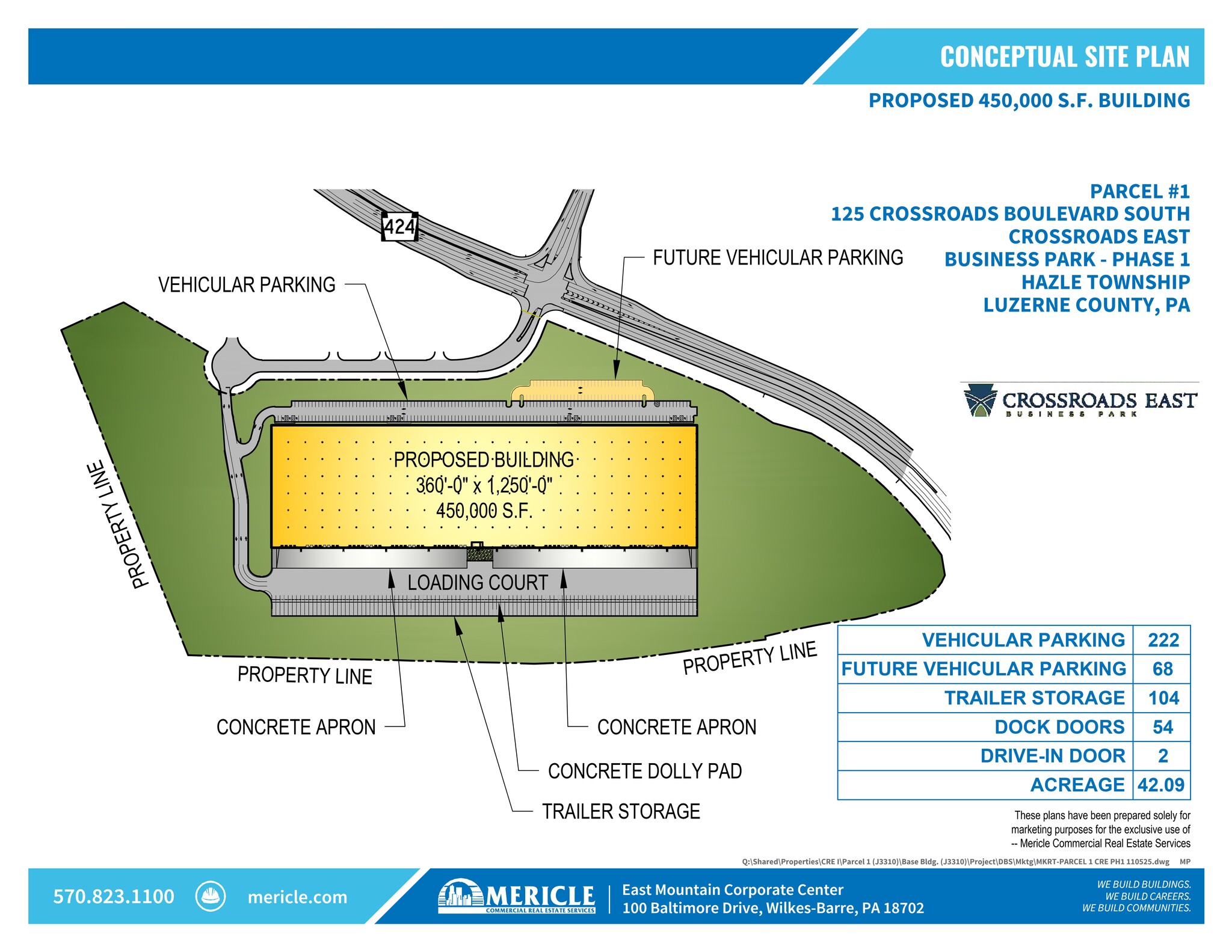 Route 424, Hazleton, PA for lease Site Plan- Image 1 of 3