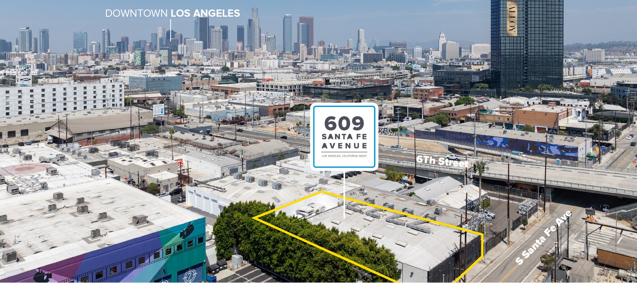 609 S Santa Fe Ave, Los Angeles, CA for sale Aerial- Image 1 of 19
