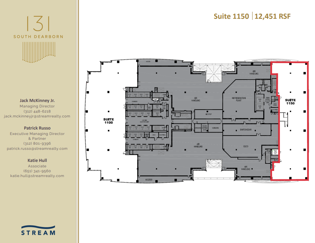 131 S Dearborn St, Chicago, IL for lease Floor Plan- Image 1 of 1