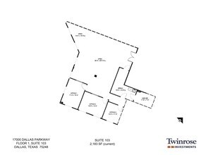 17000 Dallas Pkwy, Dallas, TX for lease Site Plan- Image 2 of 3