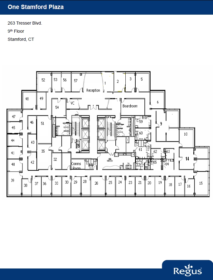 263 Tresser Blvd, Stamford, CT for lease Floor Plan- Image 1 of 1