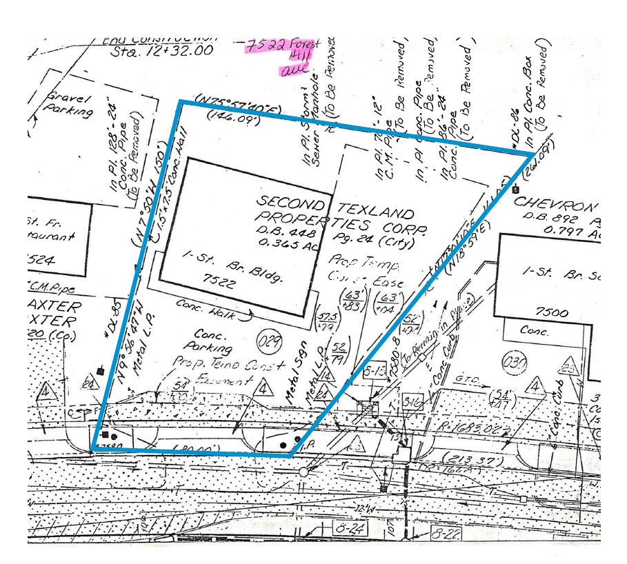 7522 Forest Hill Ave, Richmond, VA for sale Plat Map- Image 1 of 1