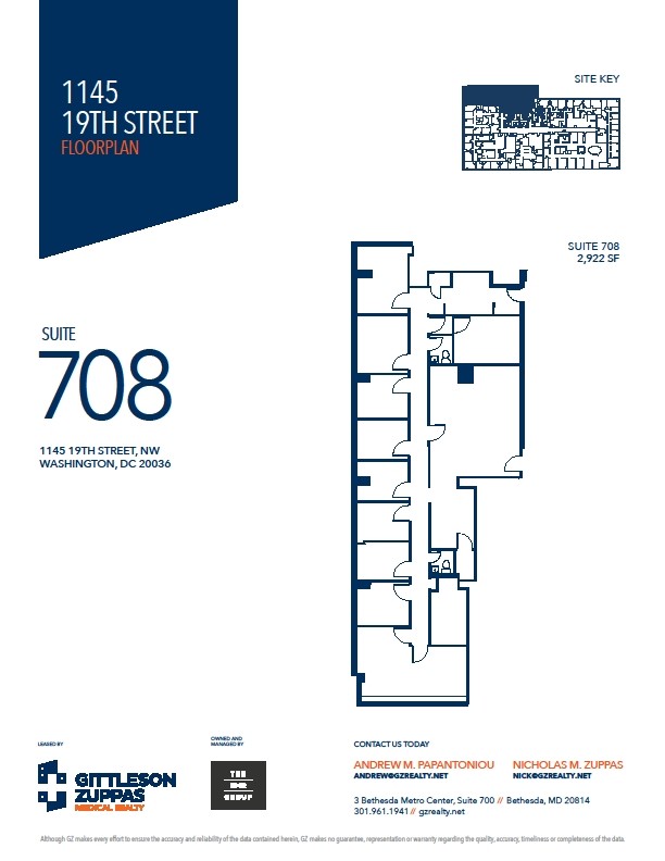 1145 19th St NW, Washington, DC for lease Floor Plan- Image 1 of 1