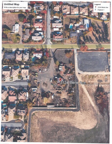 3124 Merle Ave, Modesto, CA for sale - Aerial - Image 1 of 2