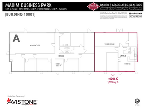 4305 S Mingo Rd, Tulsa, OK for lease Floor Plan- Image 2 of 4