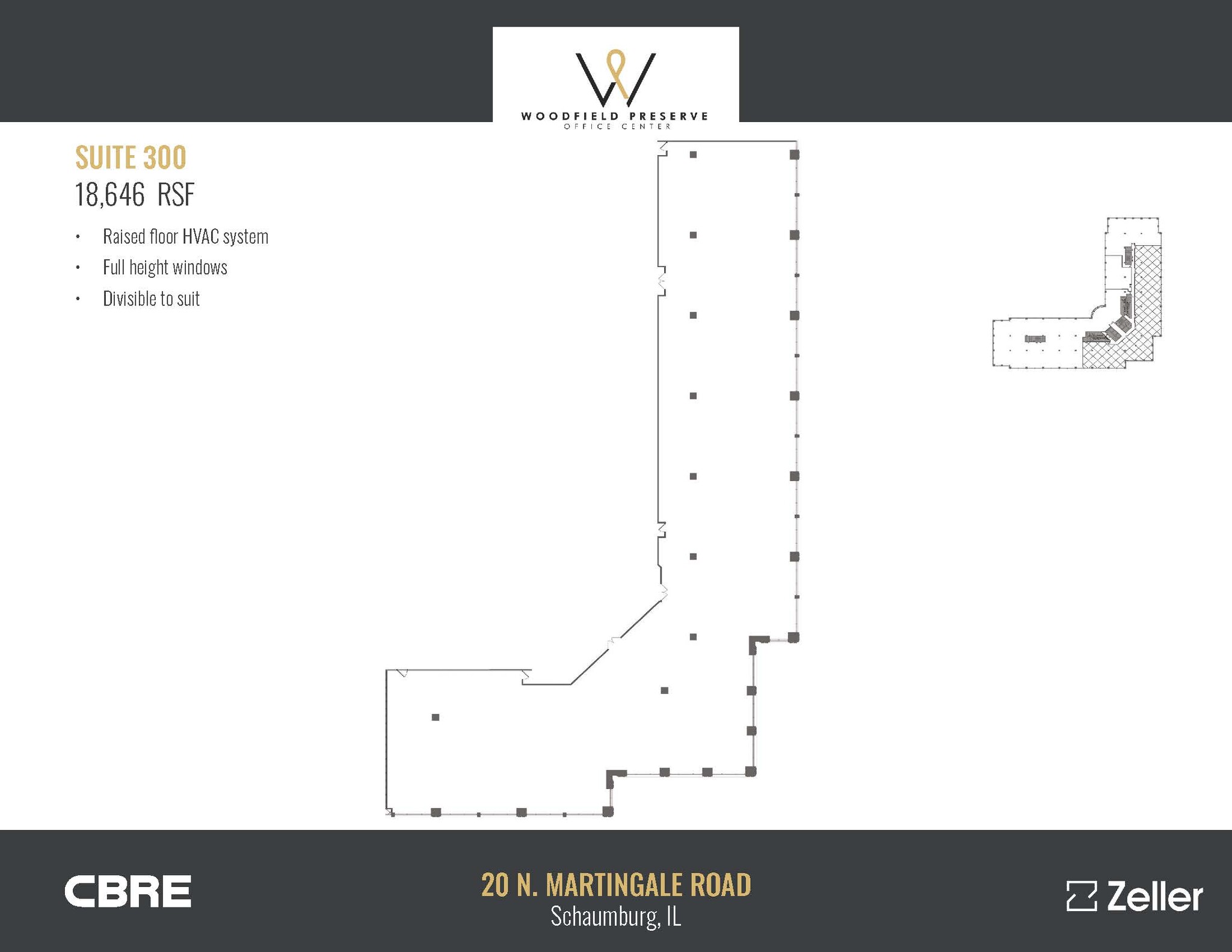 20 N Martingale Rd, Schaumburg, IL for lease Floor Plan- Image 1 of 1