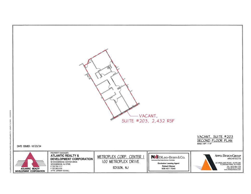100 Metroplex Dr, Edison, NJ for lease Floor Plan- Image 1 of 2