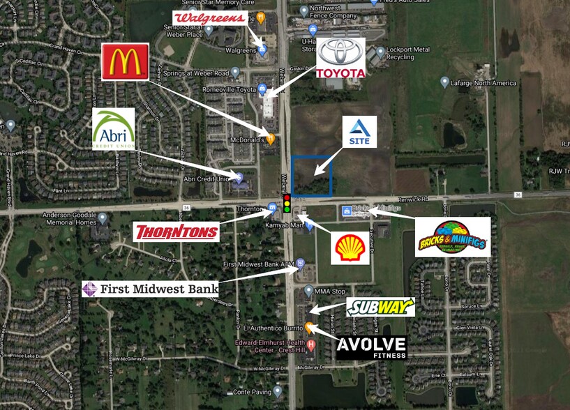 er Rd, Romeoville, IL 60446 NEC er and Renwick Build to Suit