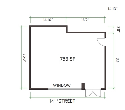 1401 Jackson St, Oakland, CA for lease Floor Plan- Image 1 of 2