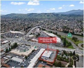 465 Blossom Hill Rd, San Jose, CA - AERIAL map view