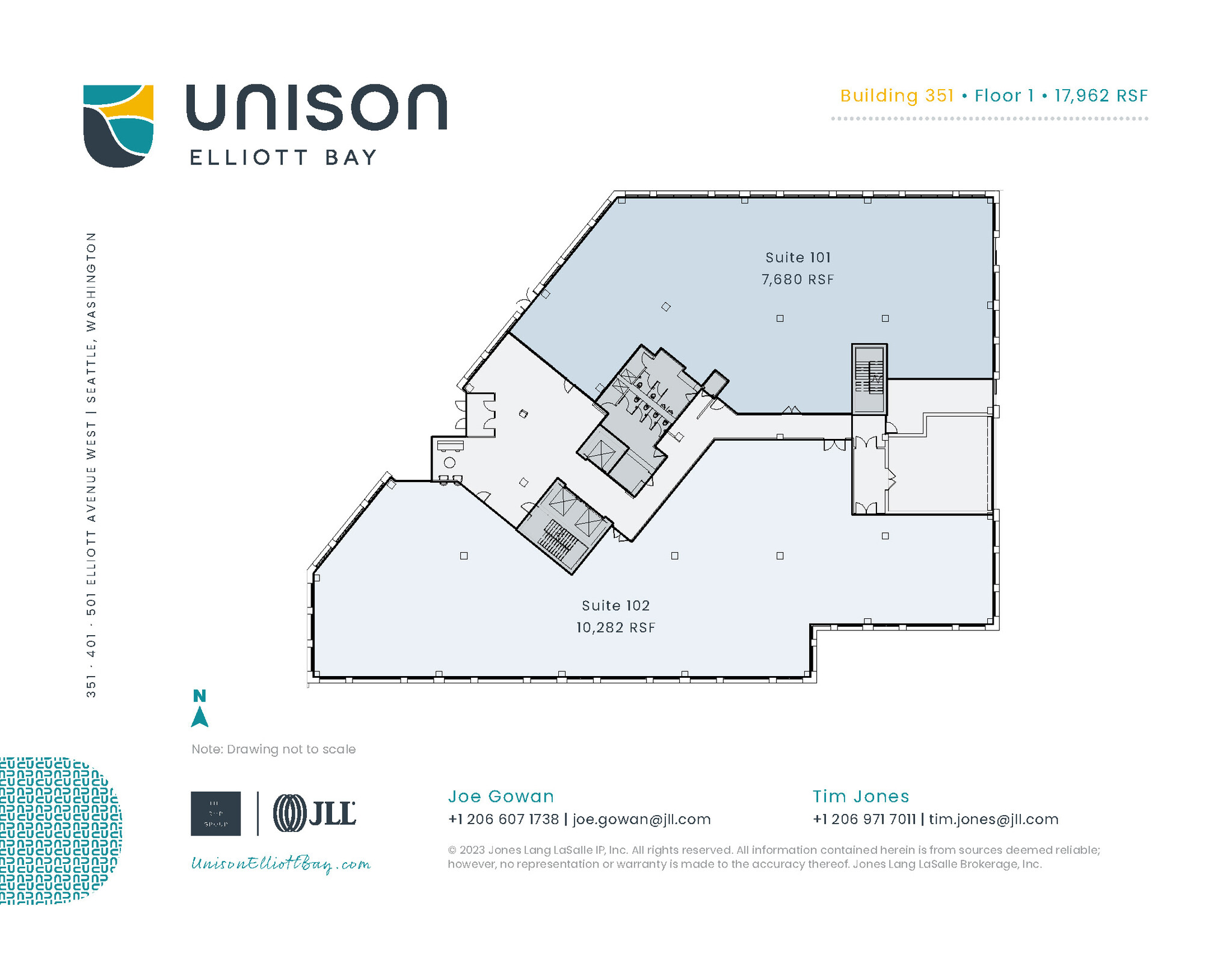 351 Elliott Ave W, Seattle, WA for lease Floor Plan- Image 1 of 1