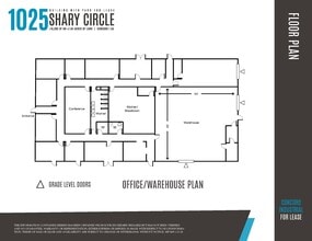 1025 Shary Cir, Concord, CA for lease Floor Plan- Image 2 of 2