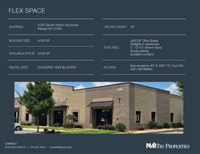 3125 Garner Station Blvd, Raleigh, NC for lease Interior Photo- Image 2 of 3