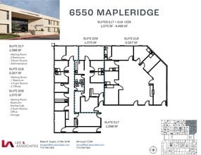 6550 Mapleridge St, Houston, TX for lease Floor Plan- Image 2 of 2