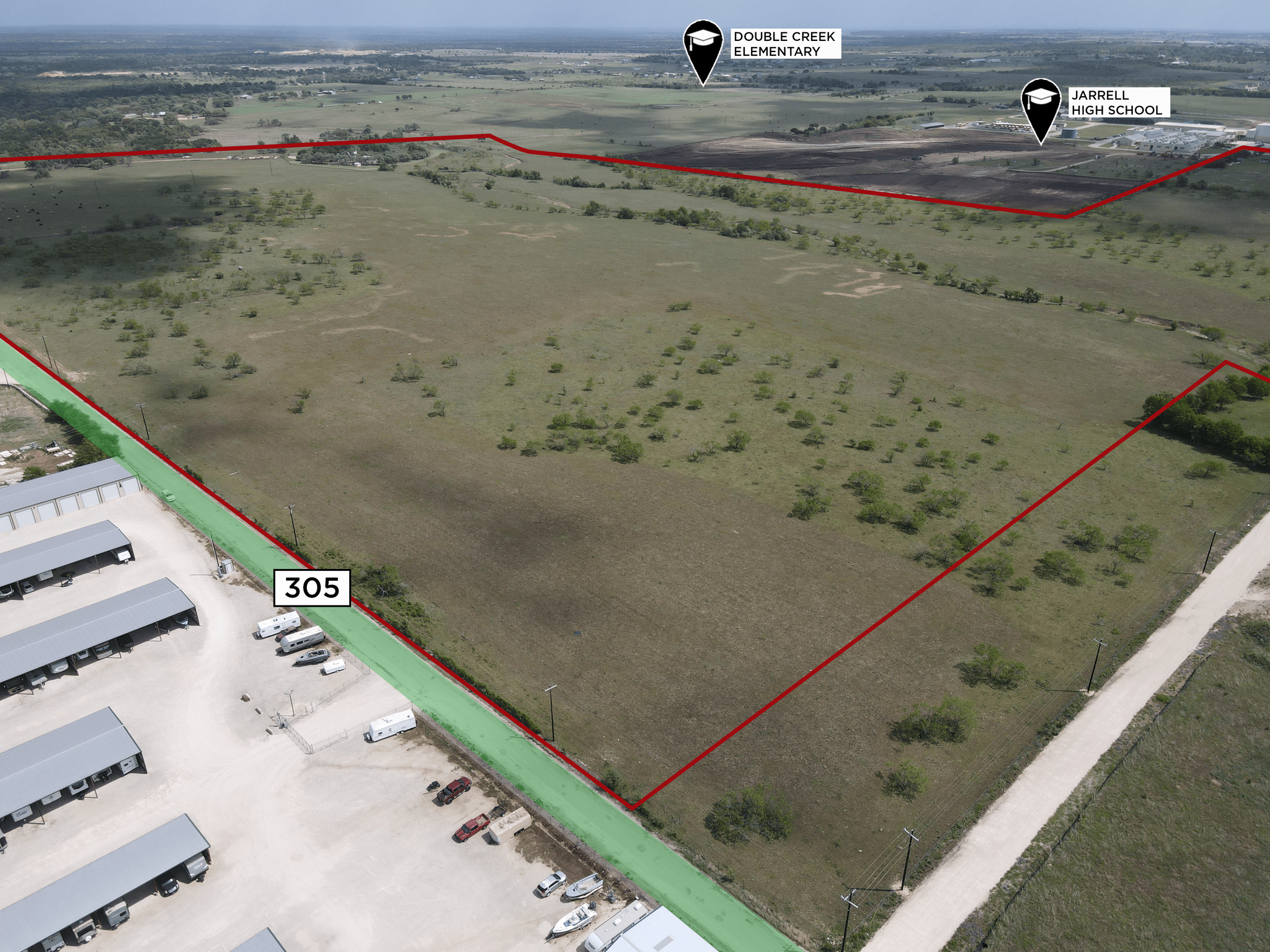 3911 County Road 305, Jarrell, TX 76537 - 150 Acre Development Tract ...