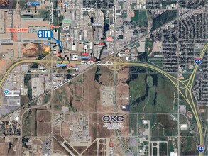 5700 SW 36th St, Oklahoma City, OK - AERIAL map view