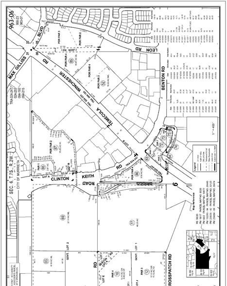 SWC Winchester Rd & Thompson Rd, Winchester, CA for lease - Plat Map - Image 1 of 1