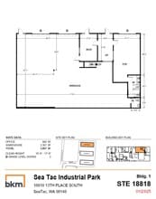 18802-18848 13th Pl S, Seatac, WA for lease Floor Plan- Image 2 of 2