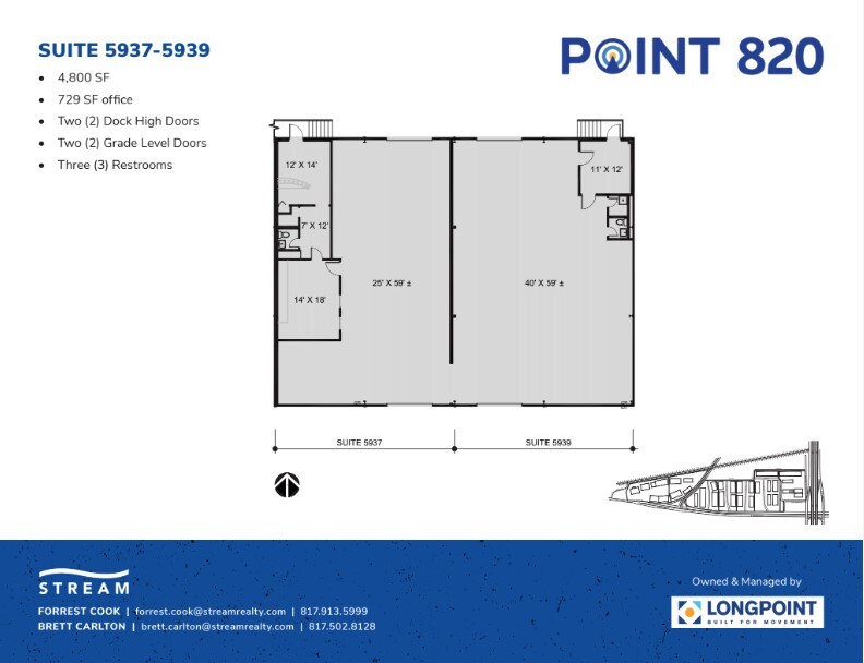 5721 E Rosedale St, Fort Worth, TX for lease Floor Plan- Image 1 of 1