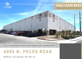 More details for 4080 N Pecos Rd, Las Vegas, NV - Industrial for Sale