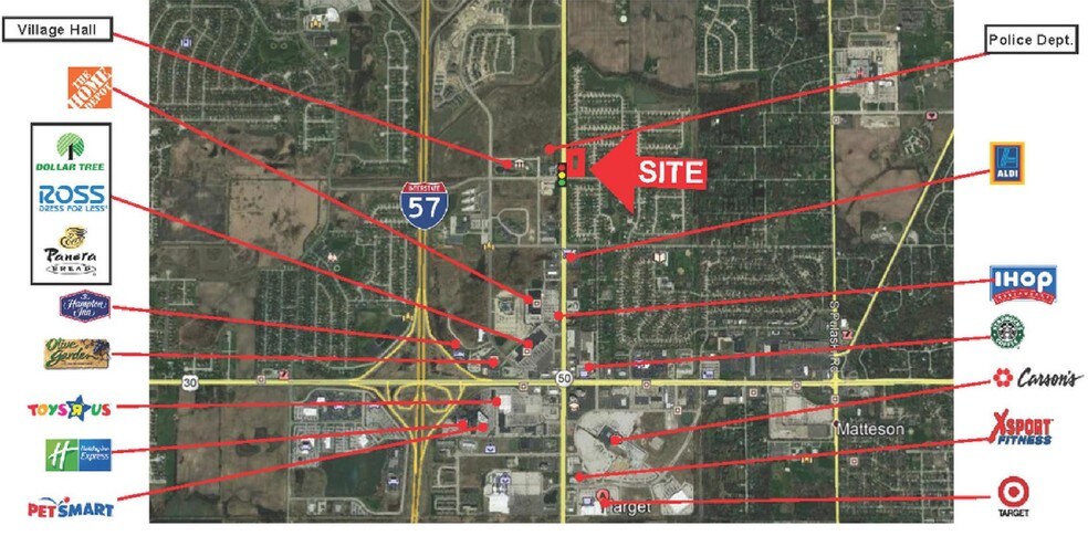 NEC Morning Glory & Cicero Ave, Matteson, IL for sale - Building Photo - Image 1 of 1