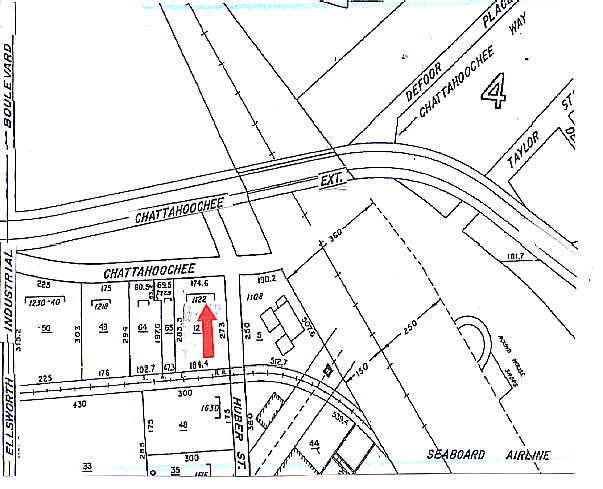 1122 Old Chattahoochee Ave NW, Atlanta, GA for lease - Plat Map - Image 2 of 11