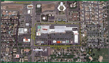 2401 E Orangeburg Ave, Modesto, CA - aerial  map view