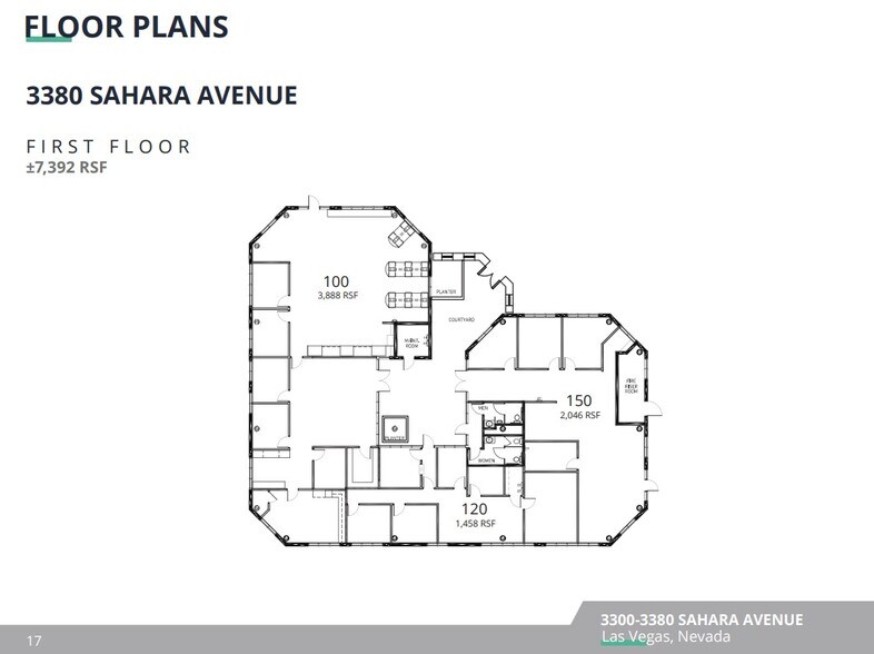 3380 W Sahara Ave, Las Vegas, NV for sale - Floor Plan - Image 2 of 2