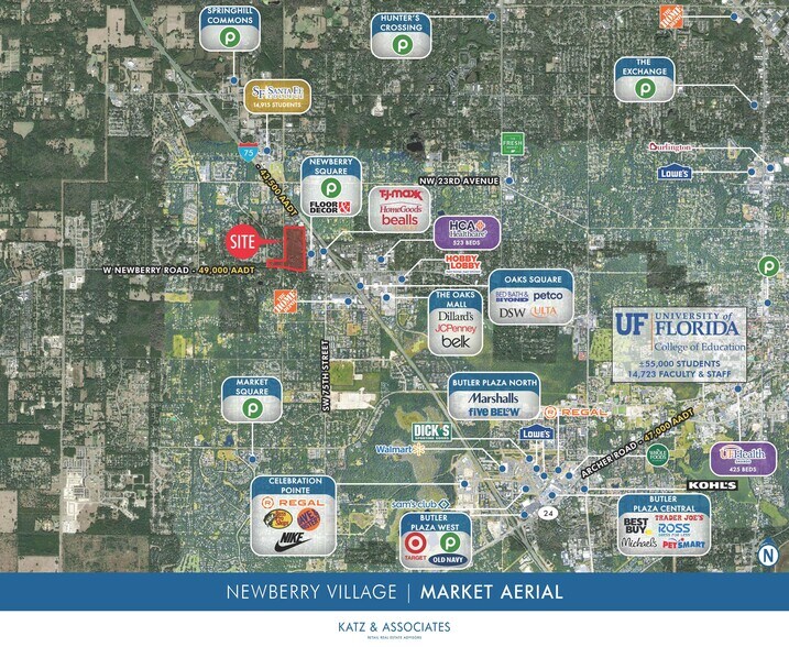 Ft Clark & Newberry Rd, Gainesville, FL 32606 Newberry Village