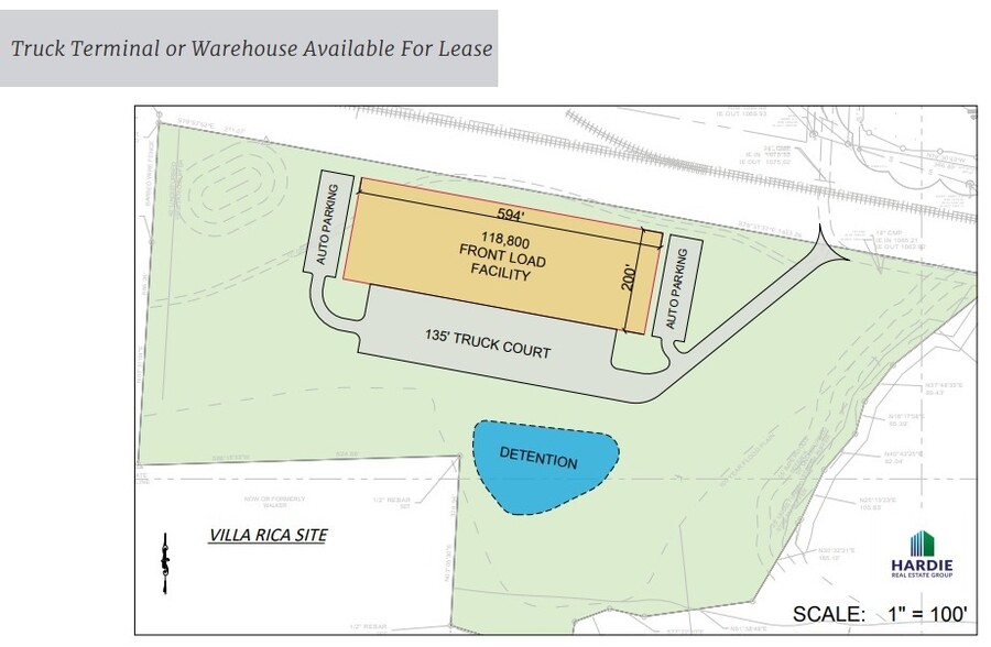 Barber Industrial Ct, Villa Rica, GA for lease - Site Plan - Image 2 of 3
