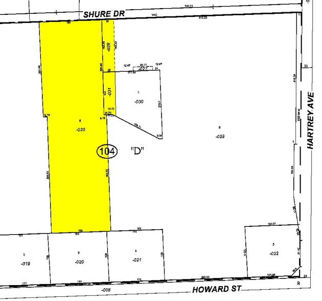 2209-2485 Howard St, Evanston, IL for lease - Plat Map - Image 2 of 2