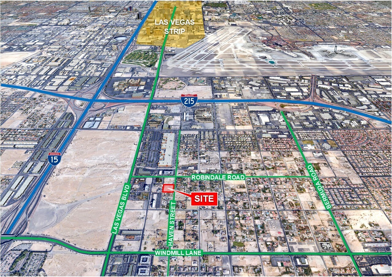Haven St. & Robindale Rd., Las Vegas, NV for sale Aerial- Image 1 of 5