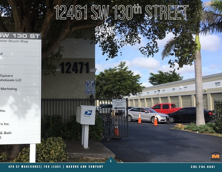 12461-12471 SW 130th St, Miami, FL for lease - Building Photo - Image 3 of 5