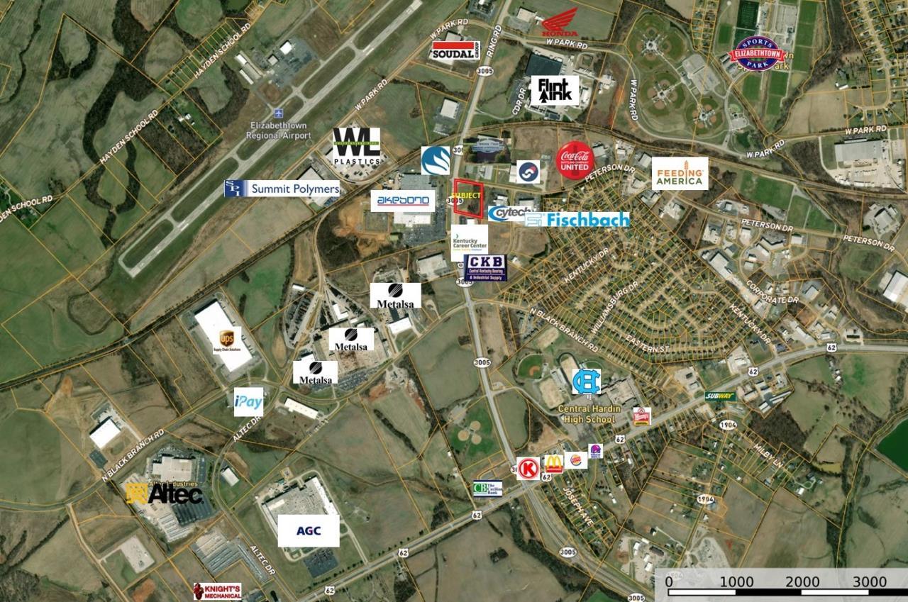 Ring Road and Peterson Drive, Elizabethtown, KY for sale Aerial- Image 1 of 1