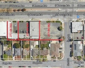 461-475 S Bascom Ave, San Jose, CA - AERIAL map view