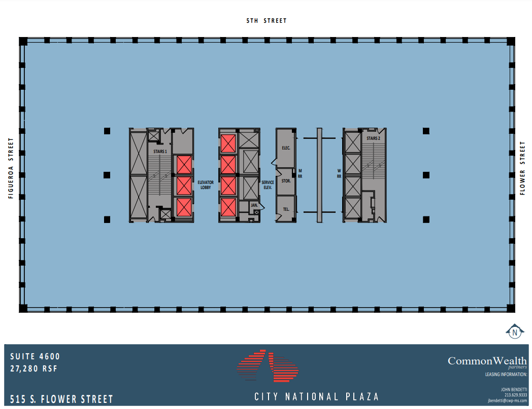 515 S Flower St, Los Angeles, CA for lease Floor Plan- Image 1 of 1