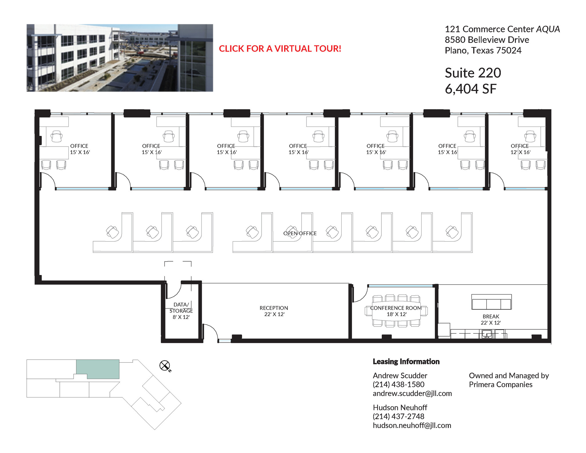 8560 Belleview Dr, Plano, TX for lease Floor Plan- Image 1 of 2