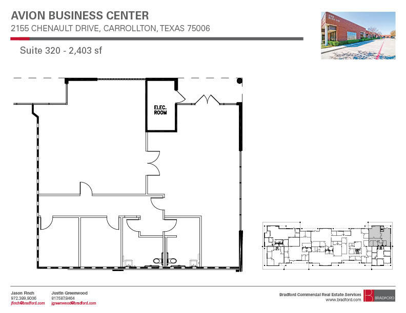 2155 Chenault Dr, Carrollton, TX for lease Floor Plan- Image 1 of 2