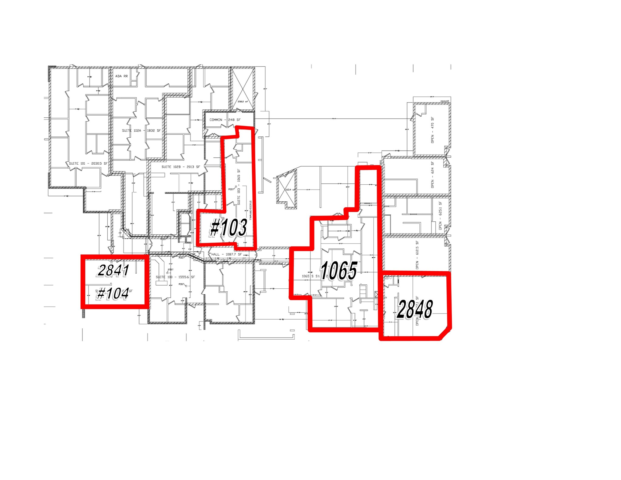 2841 Tulare St, Fresno, CA for lease Floor Plan- Image 1 of 1